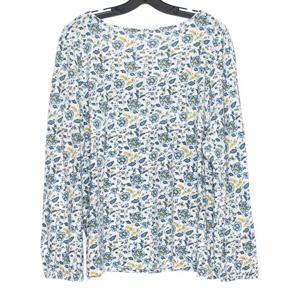 Lucky Brand Top Boho Cottage Coastal Grandma Soft Girl Fairy Romantic Floral XXL - Picture 2 of 6